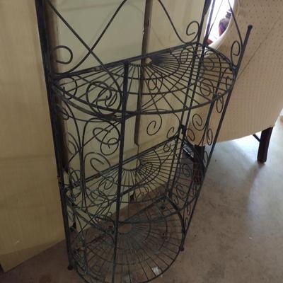 Wrought Metal Multi-Shelf Plant Stand Choice B