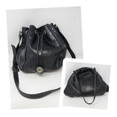 Black Leather Handbags Duo Fossil, Chaos,