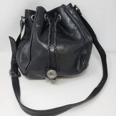 Black Leather Handbags Duo Fossil, Chaos,