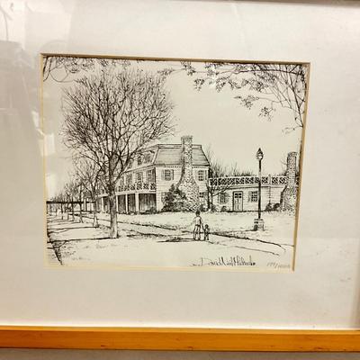 1433 Framed Signed and Numbered Print Of The Robert Morris Inn by David Michael