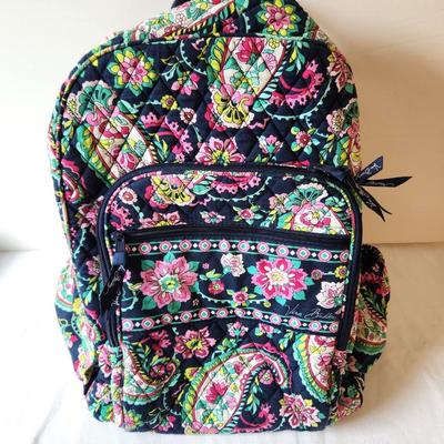 Lot #44 Vera Bradley Paisley Campus Back Pack