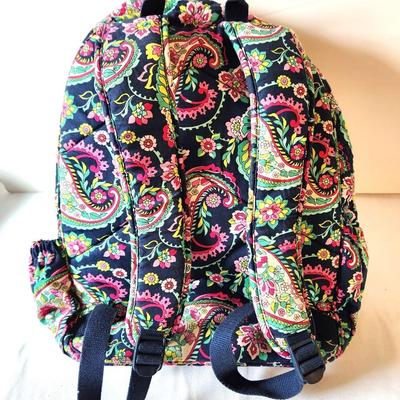 Lot #44 Vera Bradley Paisley Campus Back Pack