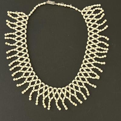 Vintage Bakelite, Pearls, Beaded Barrettes and Necklaces
