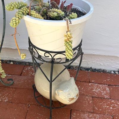 Set Of Nine Flower Pots