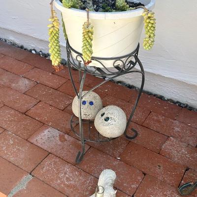 Set Of Nine Flower Pots