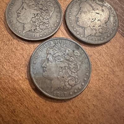 Morgan Silver Dollar Coin Lot
