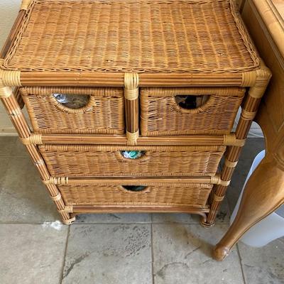 Wicker Dresser