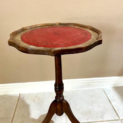 Two Vintage Pie Crust Top Tables