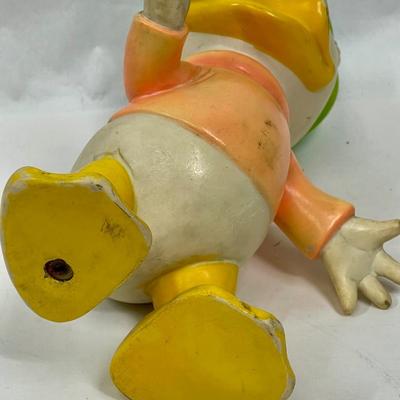 One of Donald Ducks' nephews Huey Dewy, or Louie Vintage Rubber Toy Walt Disney Productions