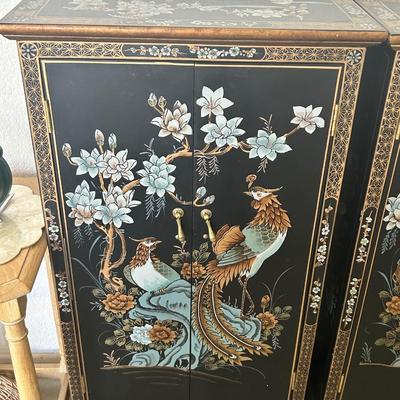 Two decorative Oriental Cabinets