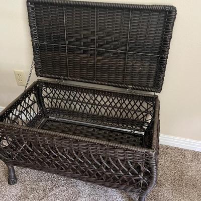 Westbrook All-Weather Wicker Storage Coffee Table
