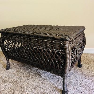 Westbrook All-Weather Wicker Storage Coffee Table