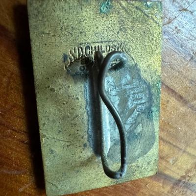 c1915 Roycroft Enamel Worker Pin