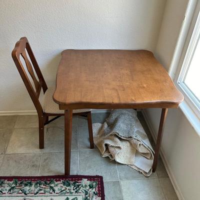 Wooden Table & Chair