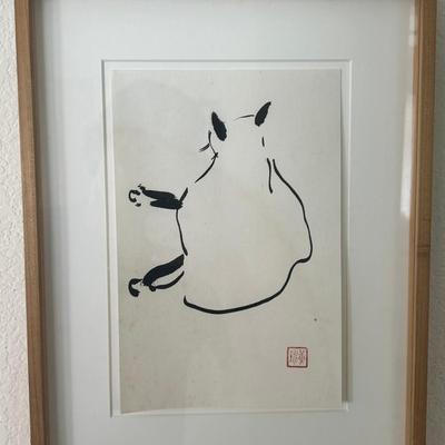 Japanese Cat Painting