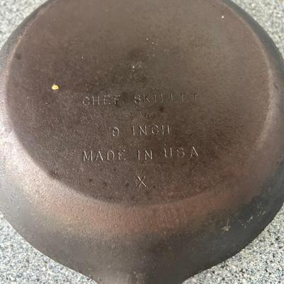 Chef Skillet Cast Iron 9'