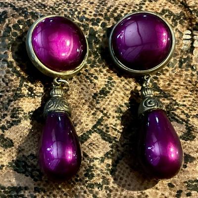 Lot of clip on earrings