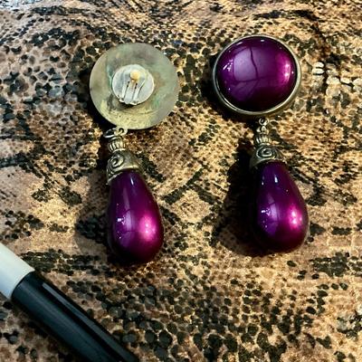 Lot of clip on earrings