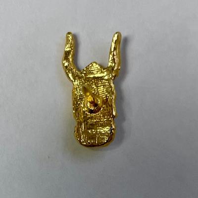 Gold-tone Viking Norse Lapel Pin