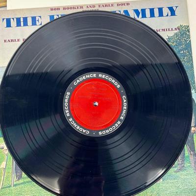 Framed Vintage 33RPM Vinyl Comedy Album: The First family