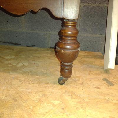 Tall Wooden Four Drawer Dresser