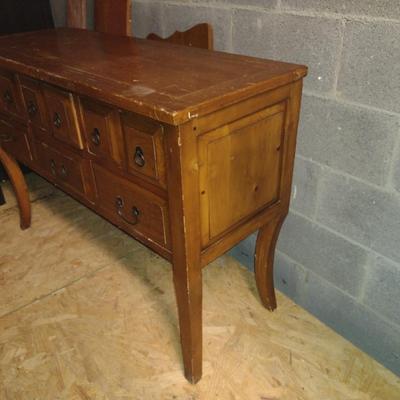 Nine Drawer Console Table