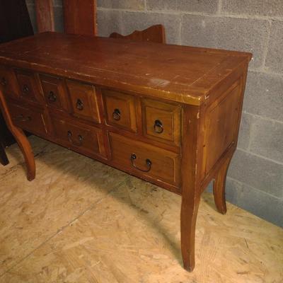 Nine Drawer Console Table