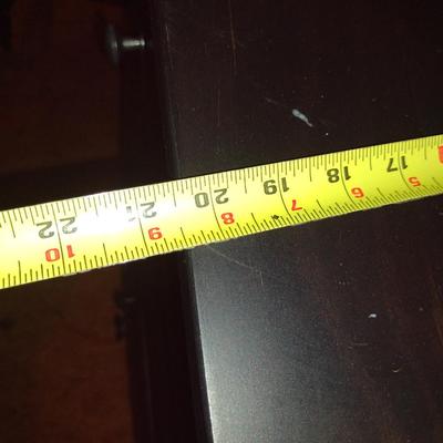 Tall Wood Finish Dresser