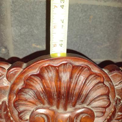 Vintage Wood Framed Upholstered Chair