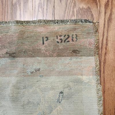 Vintage Tapestry Picnic Swinging Dogs Children Dancing 28x60