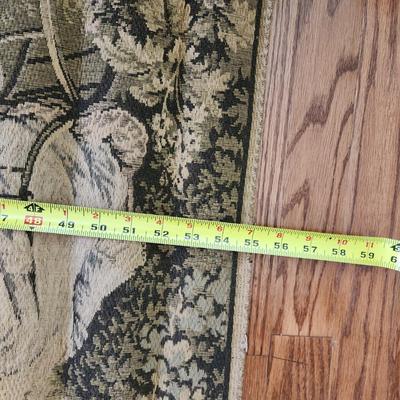 French Tapestry Outdoor Party Dogs Music Dancing 55x38