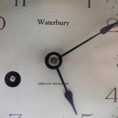 Antique Brass Waterbury Clock
