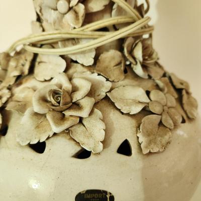 Pair of Table Lamps Made in Italy with Royal Knight Shades