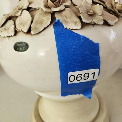 Pair of Table Lamps Made in Italy with Royal Knight Shades