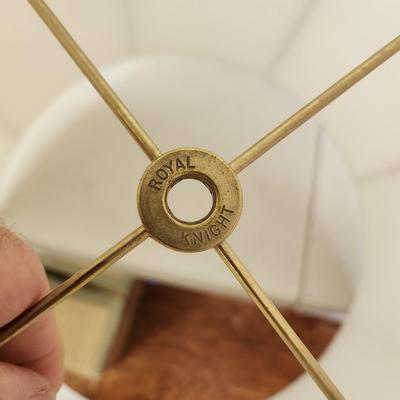 Pair of Table Lamps Made in Italy with Royal Knight Shades