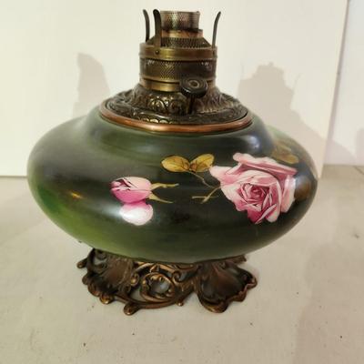 Antique Oil Lamp Base