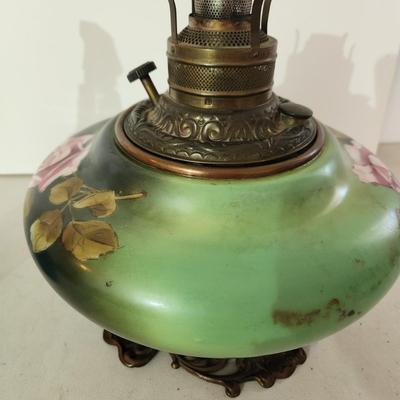 Antique Oil Lamp Base