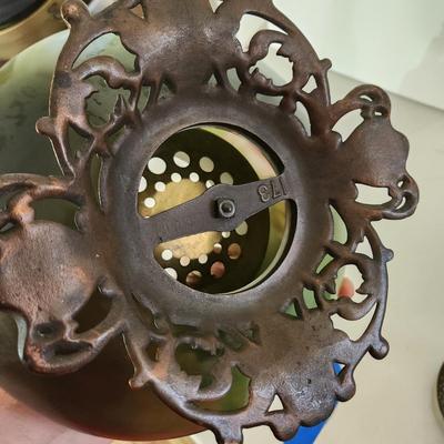 Antique Oil Lamp Base