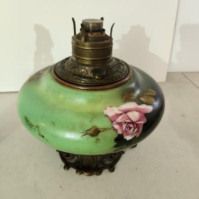 Antique Oil Lamp Base