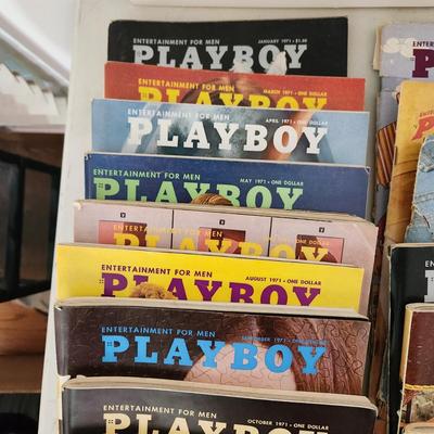 Large Collection of Playboy Magazine 1970's 80's 90's