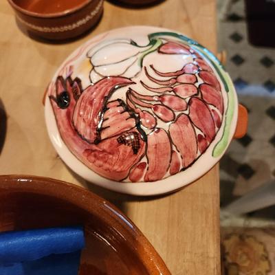 Lot of Spain Portugal Pottery Cookware Dishes bowls