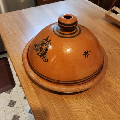 Handmade Clay Pottery Cooking Tagine