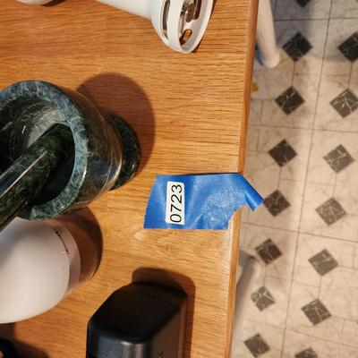 Lot Small Kitchen Appliances Knife Sharpener, Cuisinart Coffee Grinder Can Opener, Processor, BrAun