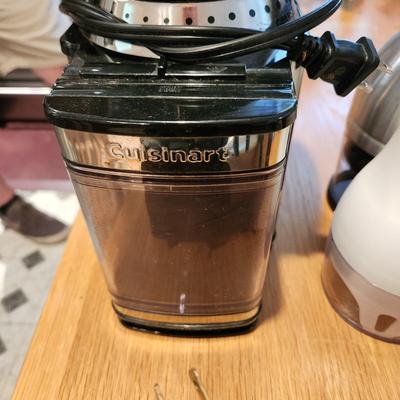 Lot Small Kitchen Appliances Knife Sharpener, Cuisinart Coffee Grinder Can Opener, Processor, BrAun