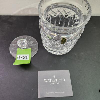 Waterford Crystal Glass Jar w Lid