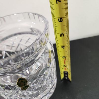 Waterford Crystal Glass Jar w Lid