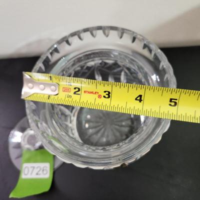 Waterford Crystal Glass Jar w Lid