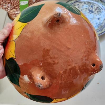 Lot of Ceramic Portugal Plates Chicken Cover bowl