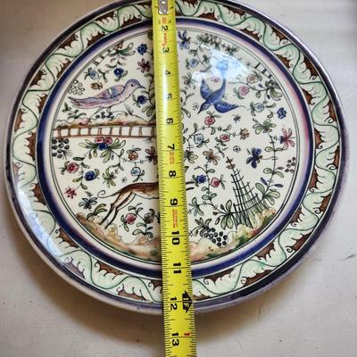 Lot of Ceramic Portugal Plates Chicken Cover bowl