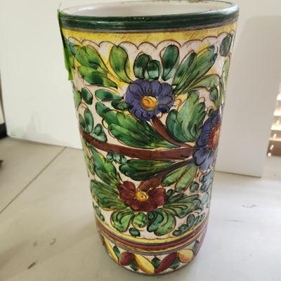 Handmade Umbrella Stand Made in Italy 8x16